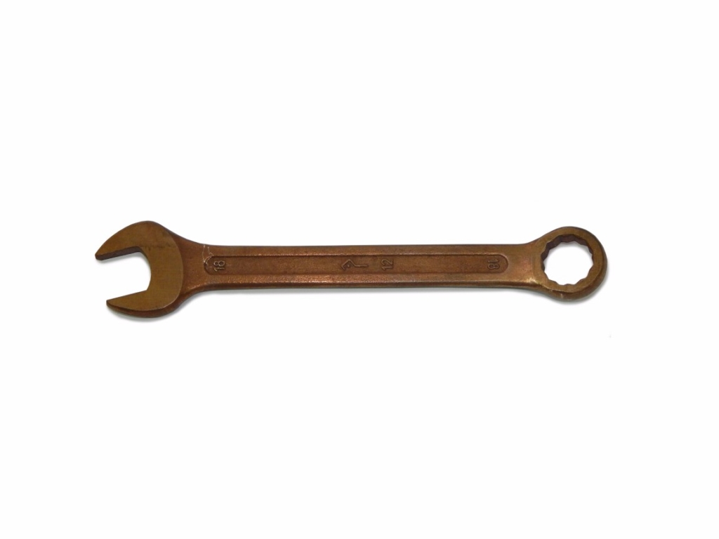 Ключи гаечные с открытым и кольцевыми зевами комбинированные искробезопасные КГК ИБ